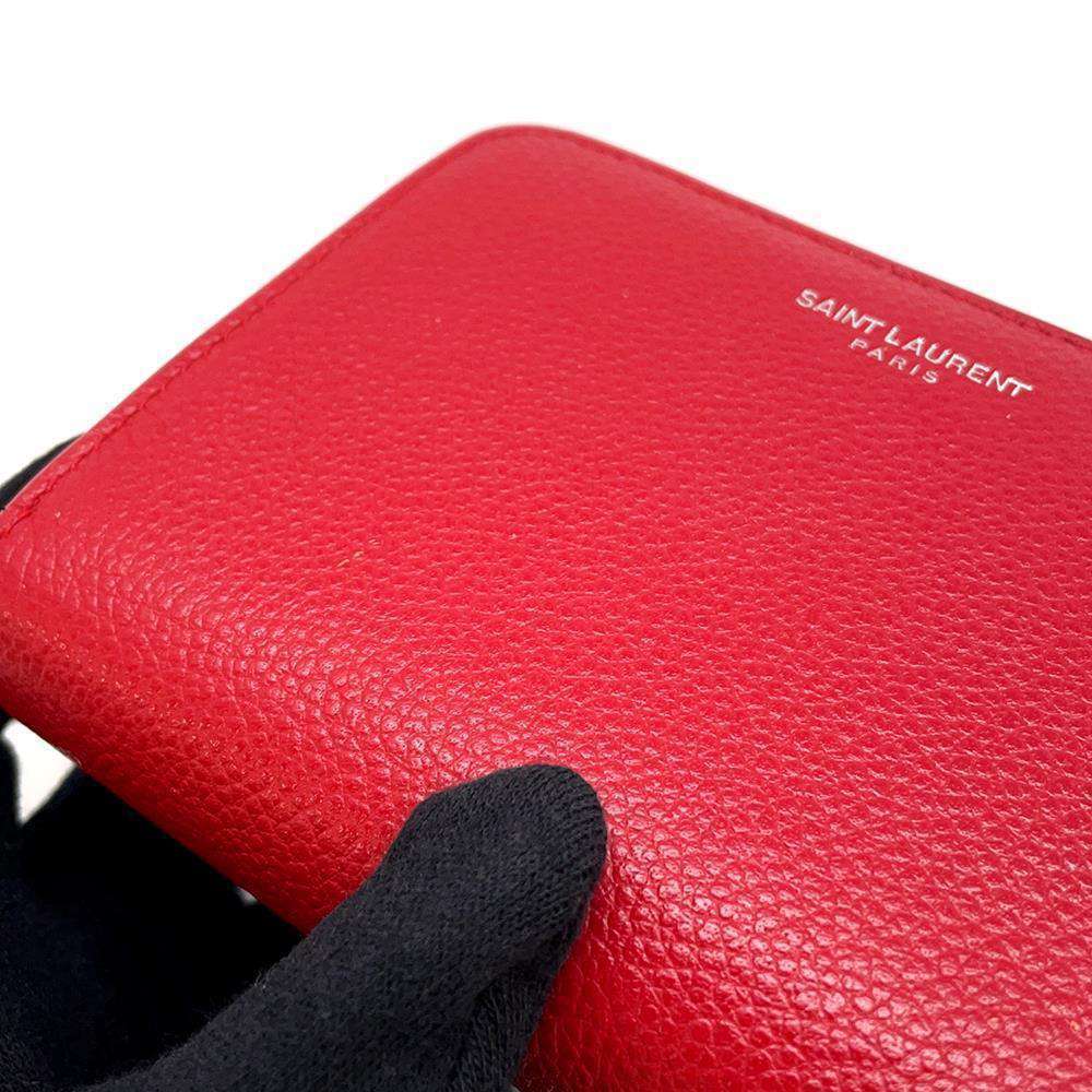 Saint Laurent Paris Bi fold Wallet Compact Leather - Picture 10 of 14